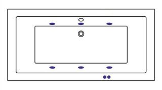 Гидромассажная ванна Whitecross Savia Duo 0103.170080.100.SOFT.BR 170x80см Soft бронза